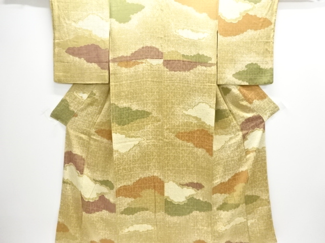 JAPANESE KIMONO / KOMON / SHIBORI / CLOUD